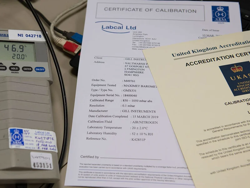 Labcal accrediations